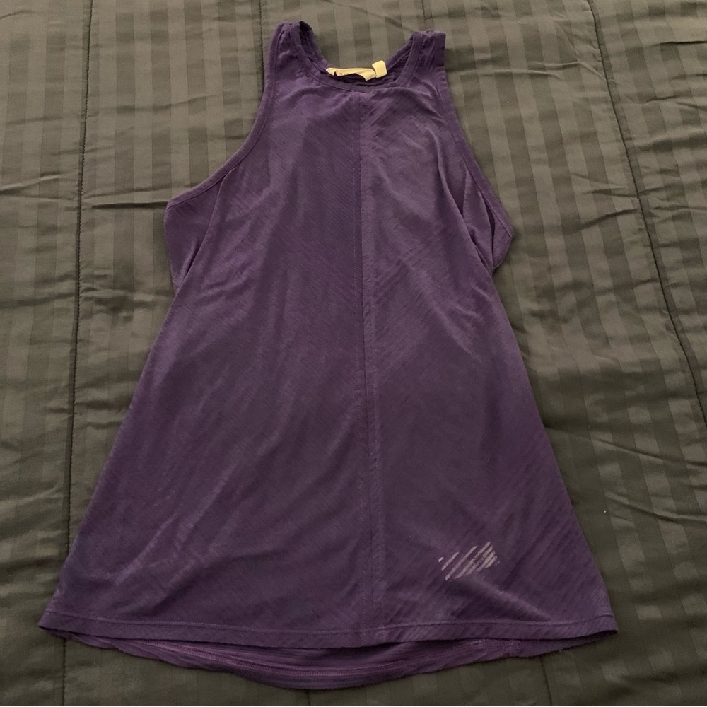 Athleta Transparent Crew Neck Tank Size XS - Picture 4 of 7